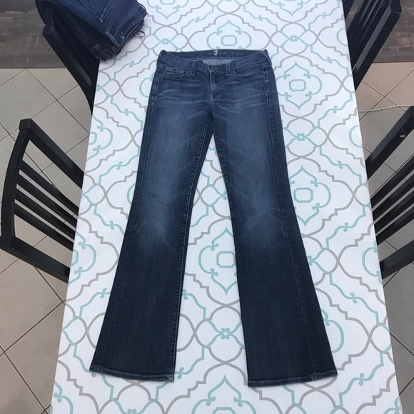 💙👖AWESOME! 7FAM BOOTCUT👖💙27 3/4 32” VVGUC - Picture 4 of 8